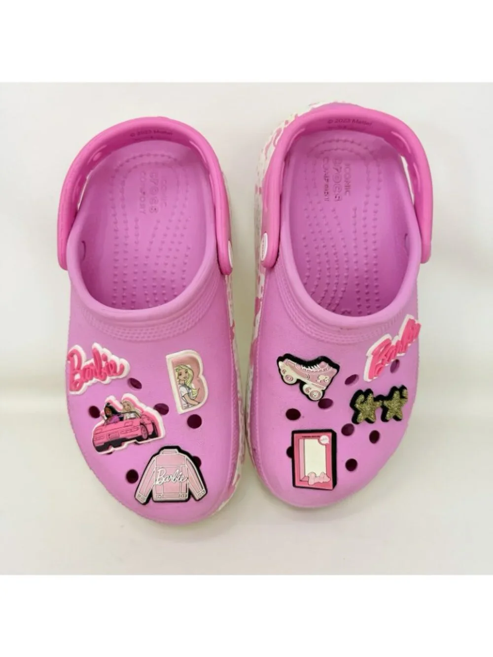 Barbie X Crocs Cutie Crush Clog Barbie Taffy Pink Kids Size 1